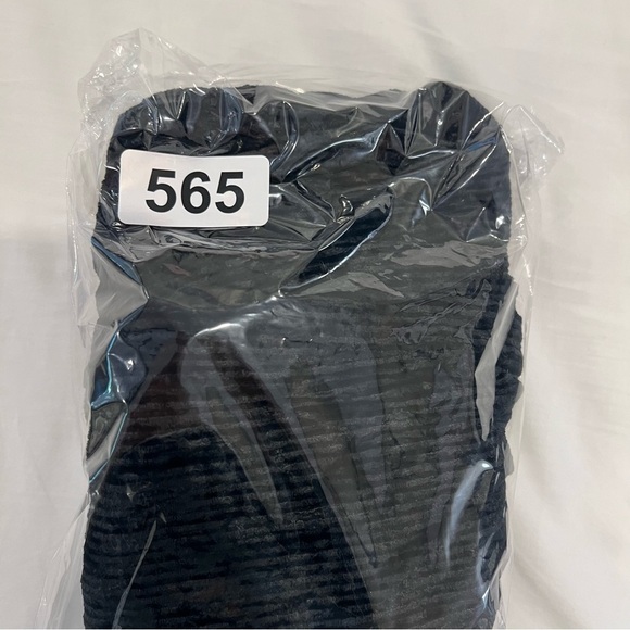 Vintage French Aventures Des Toiles Velvet Corduroy Bubble Skirt 38 Small Black - Picture 12 of 12